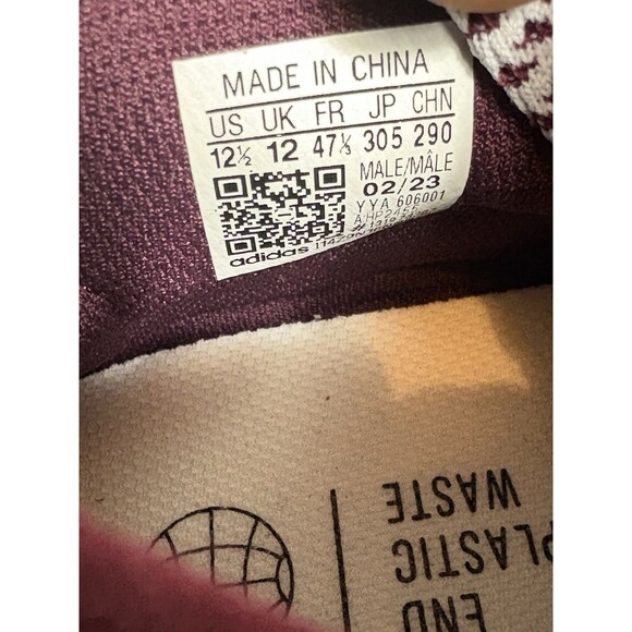 Adidas Freak 23 Inline Football Cleats HP2455 Maroon White Men’s Size 12.5 - Picture 7 of 8